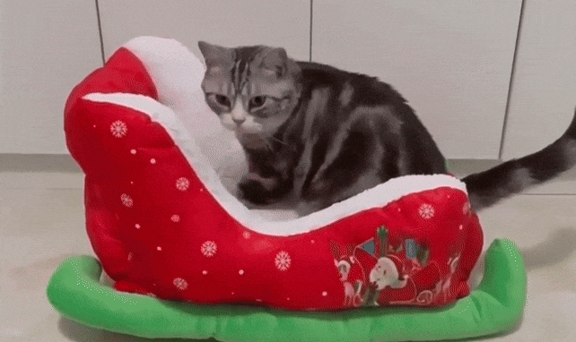 Hond & Kat Luxe Kerstbank | Zacht Pluche Comfortabel