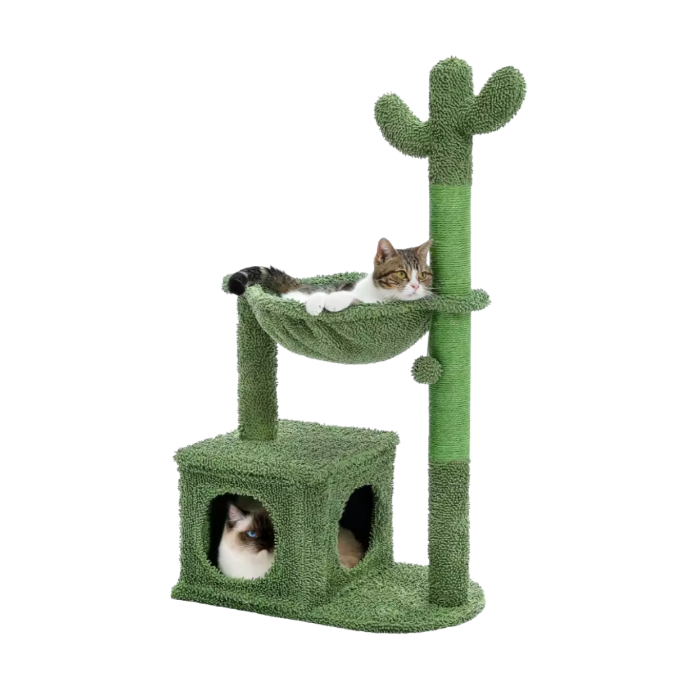Krabpaal voor Katten | Cactus Geïnspireerde Toren