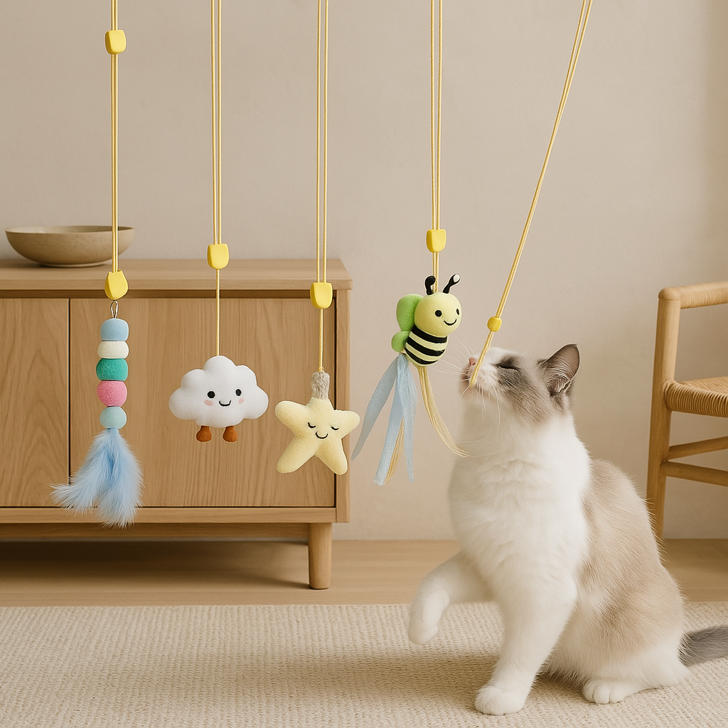 Interactive Cat Toys Stimulates Hunting Instinct & Prevents Boredom