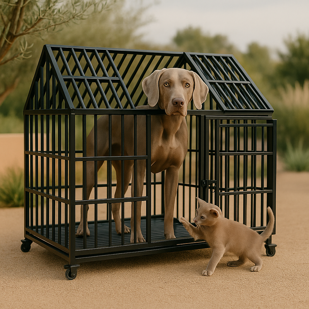 PawFort - Heavy duty dog crate