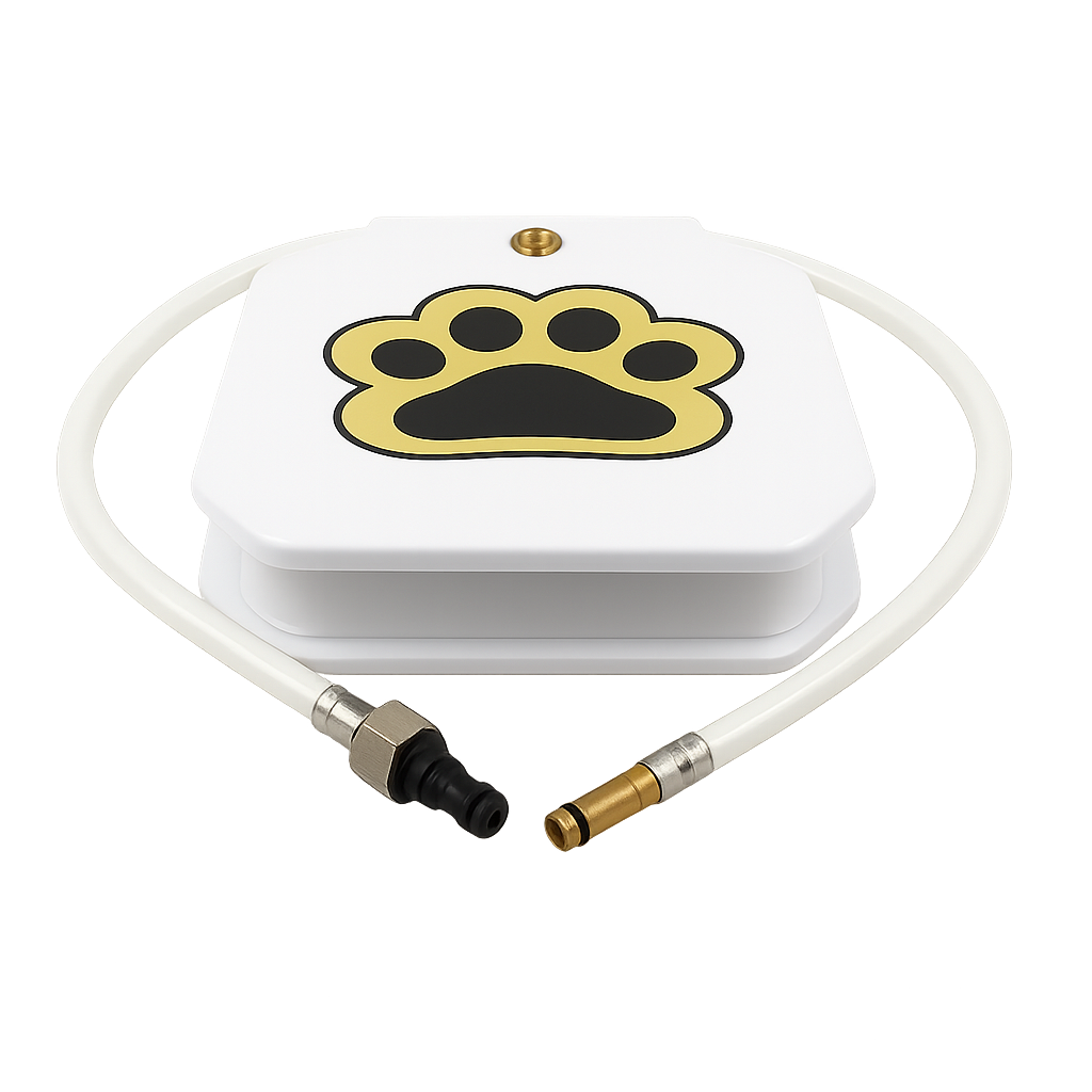 Dog Water Fountain Interactive Pedal Fountain For Outdoor Cooling