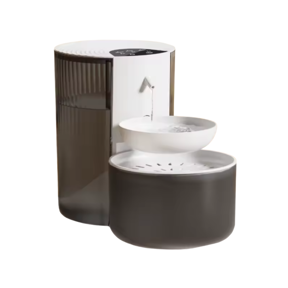 Silent Cat Fountain with 3L Capacity Ultra-Clean Drinking Water with Gentle Flow and Advanced Filtration – HydraFlow