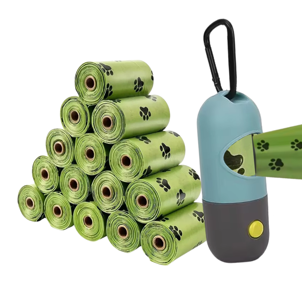 Leak-proof Poop Bags Dog Poop Bags, Extra Thick, Leak-Proof & Easy Tear-Off