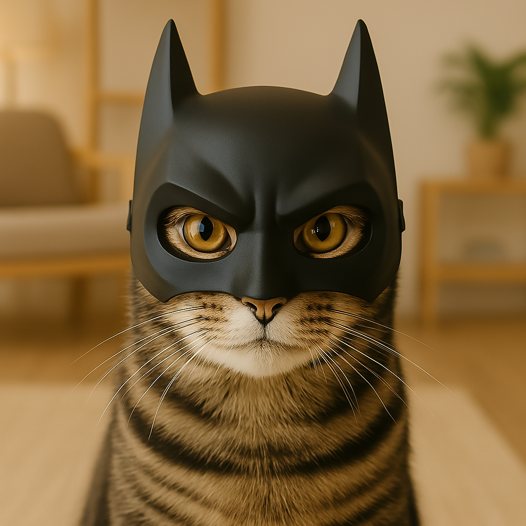 Batcat Mask ™ - Katzenkostümmaske