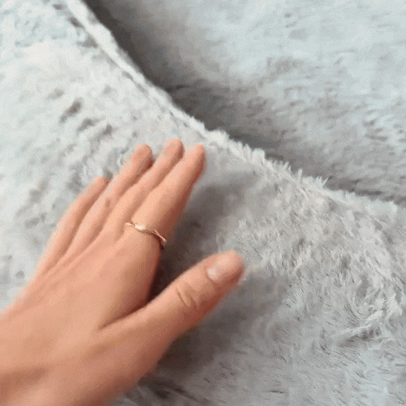 Dog bed for human – Oversized Plush Floor Lounger with Memory Foam Support