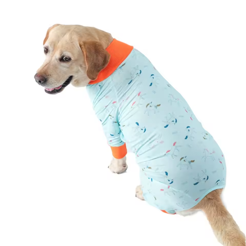 Dog Recovery Suit – Breathable Cotton, Quick Fastening & Post-Surgery Comfort