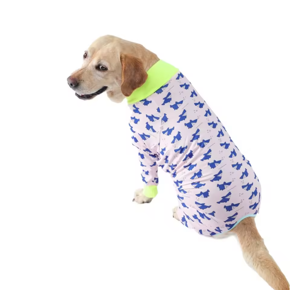 Dog Recovery Suit – Breathable Cotton, Quick Fastening & Post-Surgery Comfort