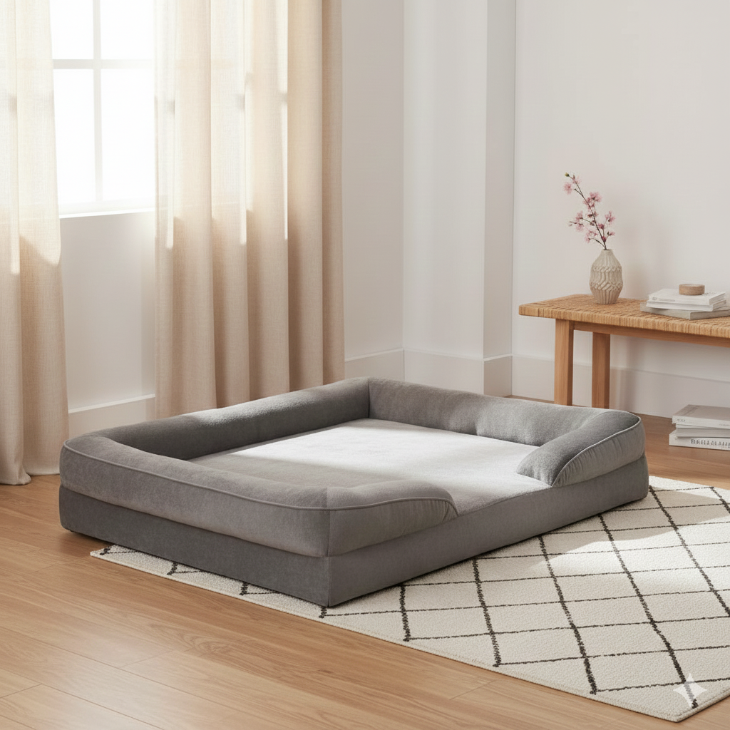 Dog Sofa Bed with Raised Sides | For Large Dogs