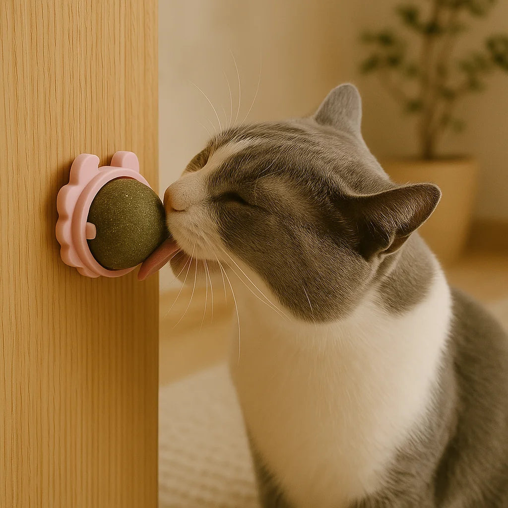 Catnip Snack Ball Catnip Ball Boosts Energy & Reduces Stress