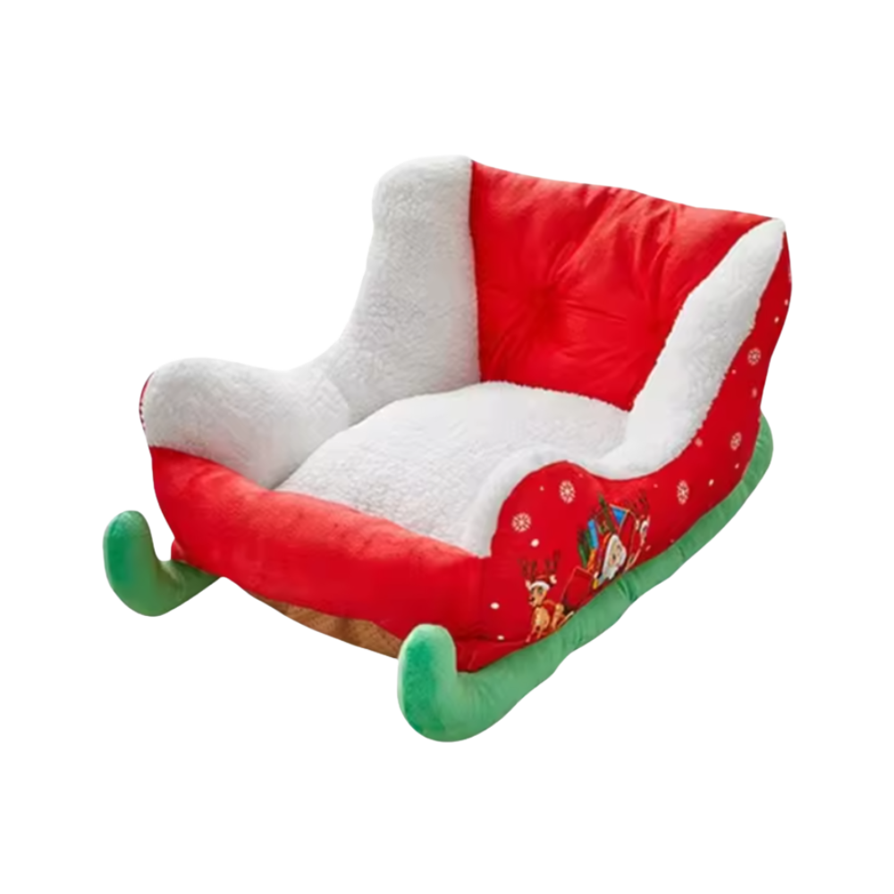 Hond & Kat Luxe Kerstbank | Zacht Pluche Comfortabel