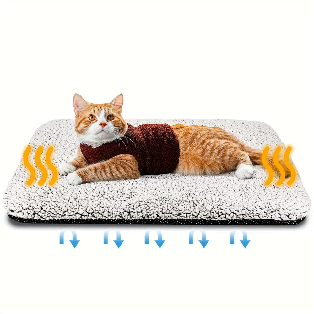 Zelfverwarmend Kattenbed | Anti-Slip & Wasbaar