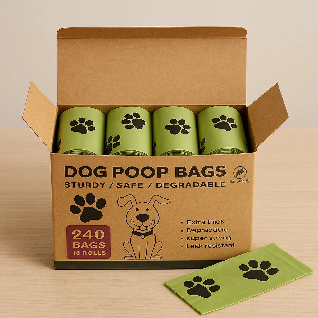 Leak-proof Poop Bags Dog Poop Bags, Extra Thick, Leak-Proof & Easy Tear-Off