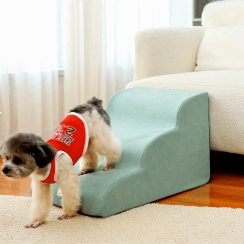 Dog Stairs Foam Steps for Pain-Free Furniture Access - PawLift