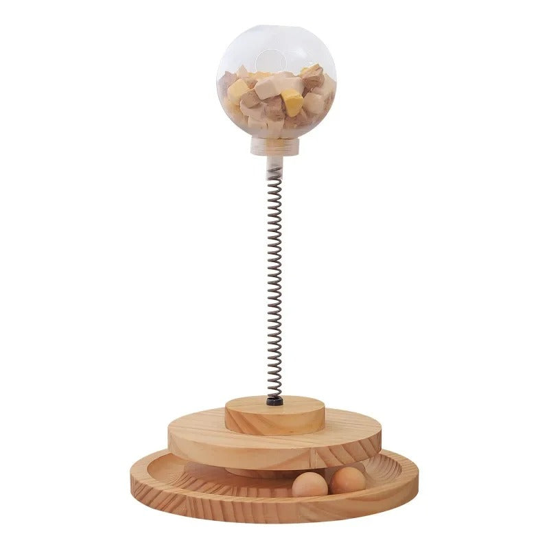 Cat Food Toy Durable Interactive Cat Toy With Snack Dispenser