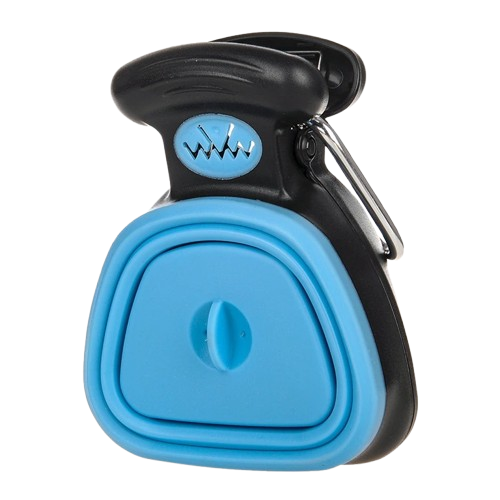 Portable Poop Scooper Compact & Foldable with Built-In Bag Dispenser
