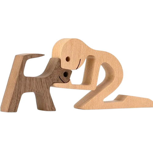Handmade Wooden Figurine Personalized Pet Gift