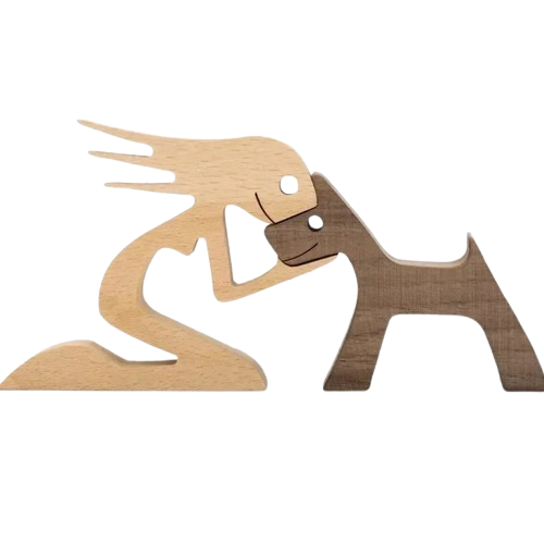 Handmade Wooden Figurine Personalized Pet Gift