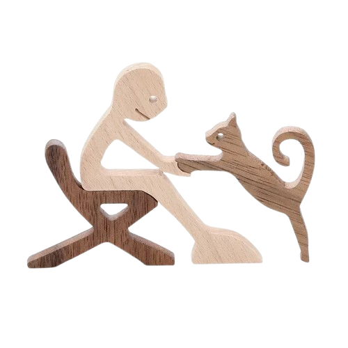 Handmade Wooden Figurine Personalized Pet Gift