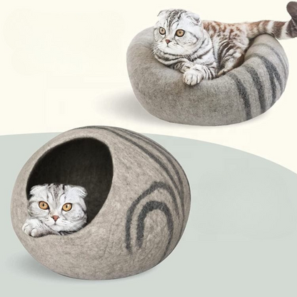 Merino Wool Cat Cave | Cat Bed