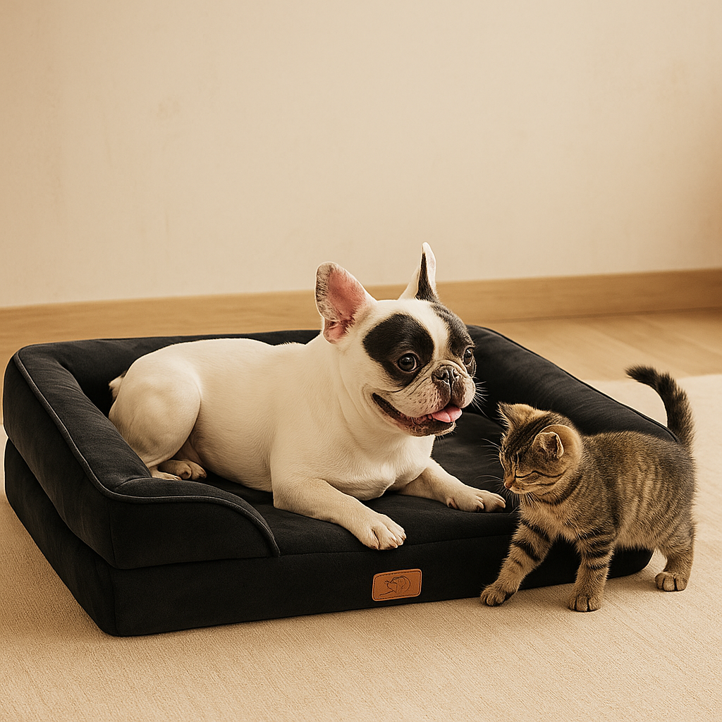 Orthopedic Dog Bed with Firm Foam – Comfort for Senior Dogs - PawNest