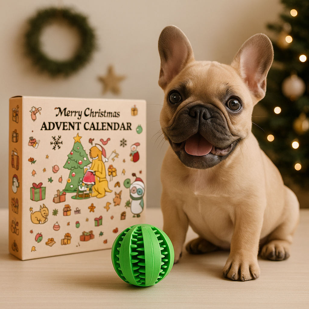 24-Day Dog Advent Calendar | Interactive Christmas Toy