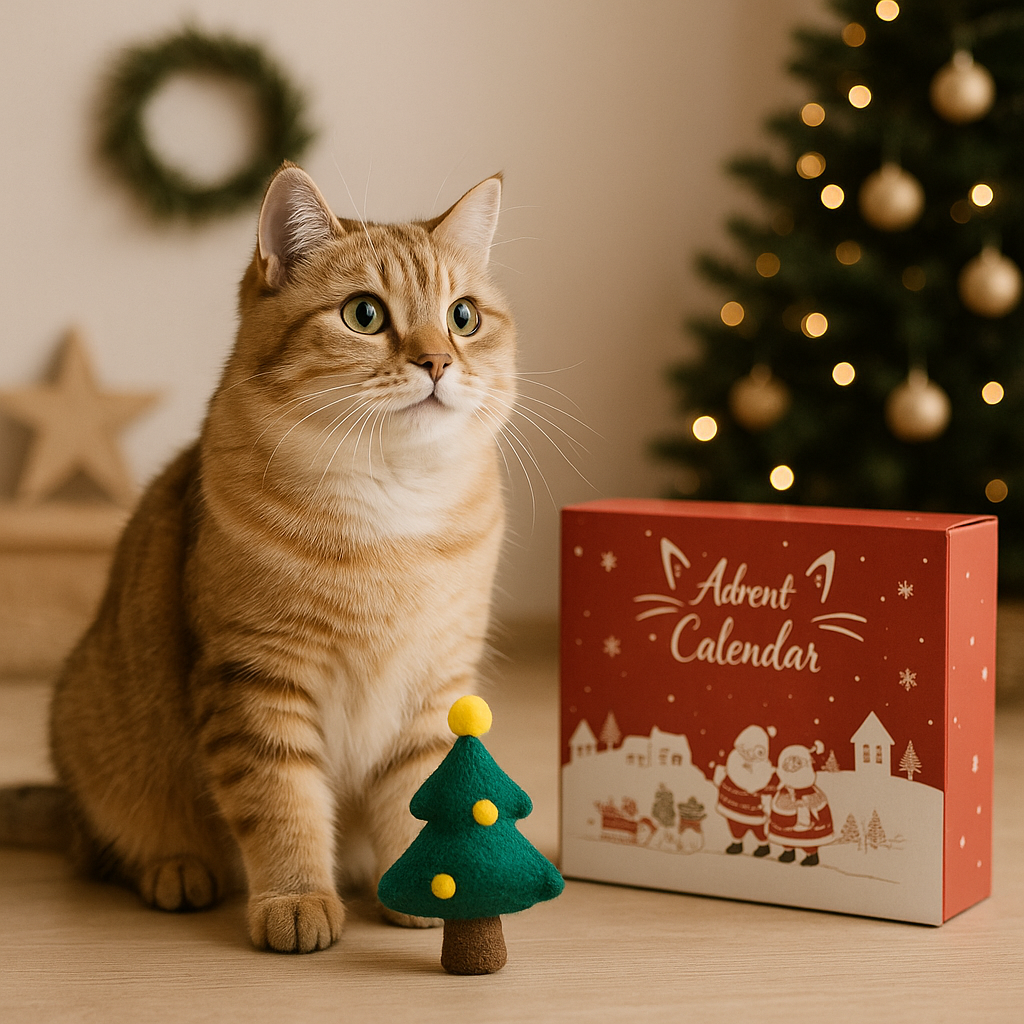 Catvent Calendar | 24 Pieces Christmas Toys for Cats