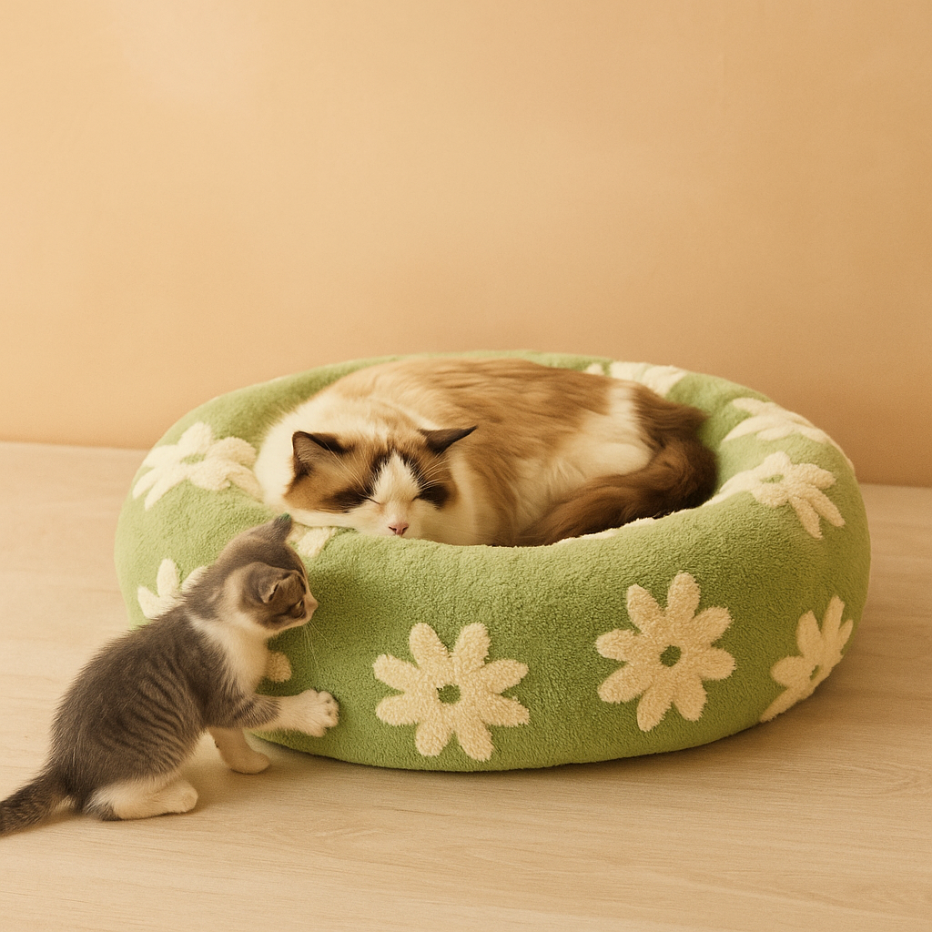 Cat Donut Bed | Bed for Cats and Small Dogs