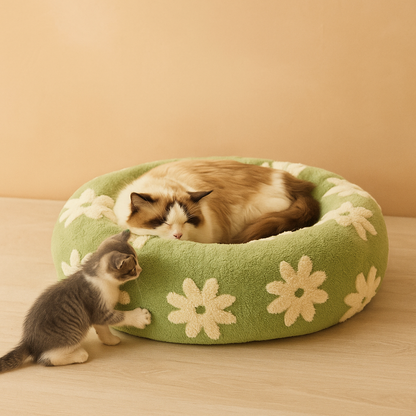 Cat Donut Bed | Bed for Cats and Small Dogs