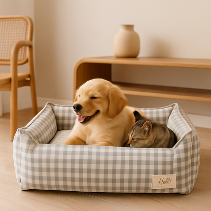 Washable Dog Bed | Removable Cushion