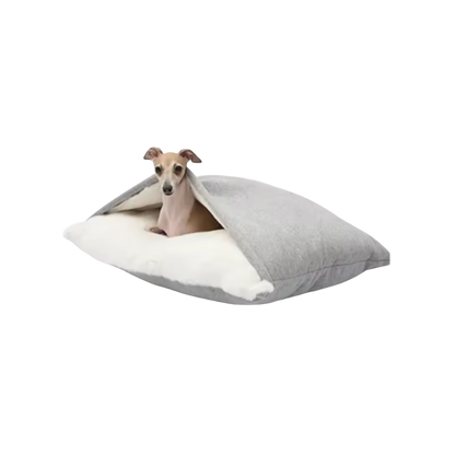 Hondenbed met Aangehechte Deken | Wasbaar Kussen