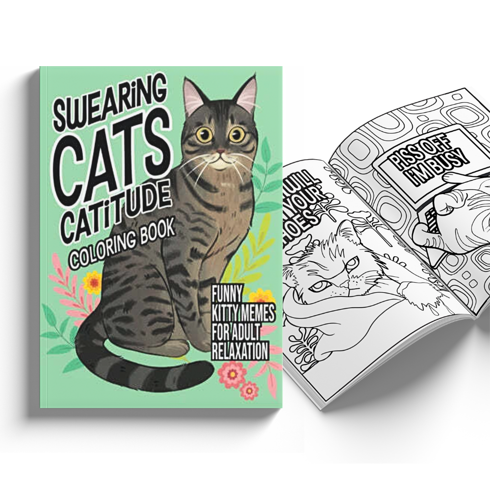 CatMemes ™ - Grappig kleurboek
