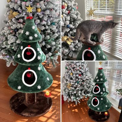 Christmas Cat Tower | Cave