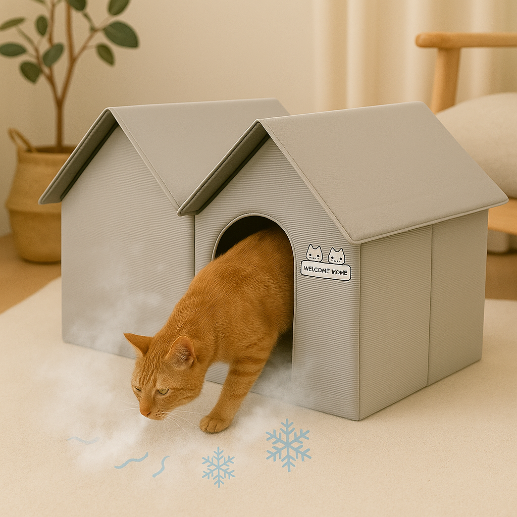 ChillHaven ™ - Verkoelend kattenhuis