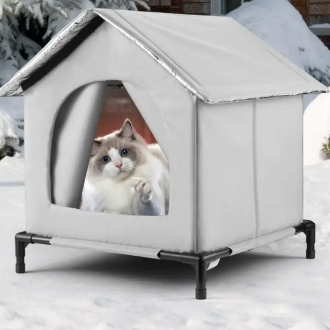 Geïsoleerd Buitenhuis Voor Katten | Voor Buitenkatten