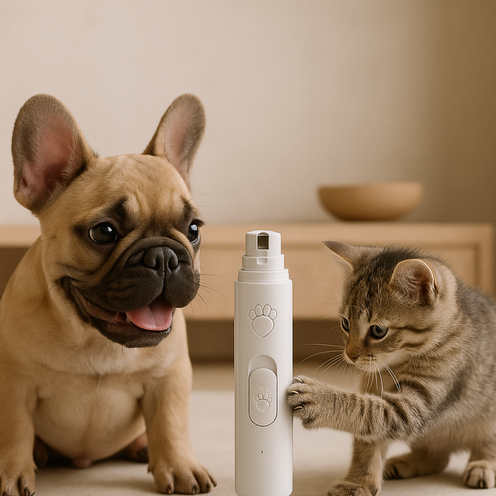 Dog Nail Grinder, Silent Rechargeable With Led Light For Pets - PawEase