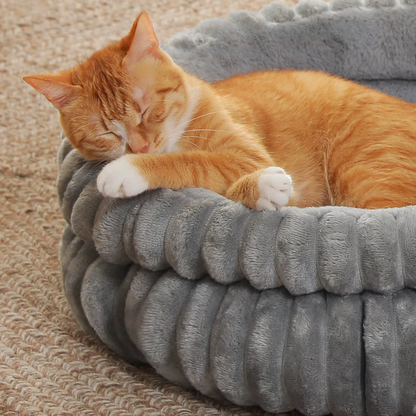 Zachte Ronde Pluche Kattenmand | Wasbaar