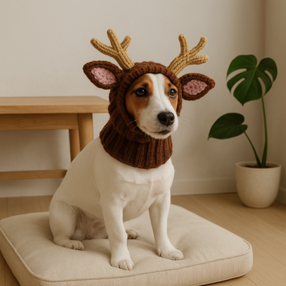 SnugCap™ - Knitted Dog Hat