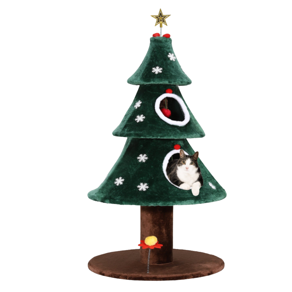 Christmas Cat Tower | Cave