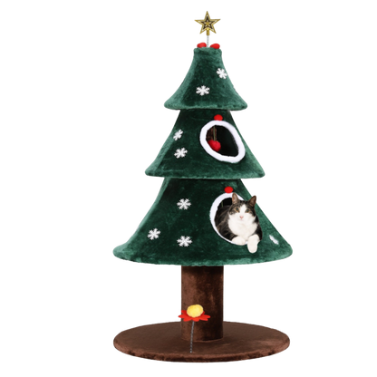 Christmas Cat Tower | Cave