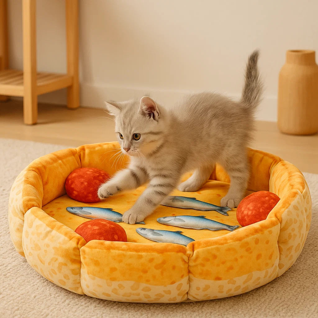 Cat Pizza Bed | Bed for a Cat