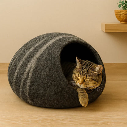 Merino Wool Cat Cave | Cat Bed